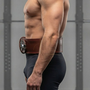 Custom Leather Lever <b>Belt</b> Strong Adjustable Fitness Waist <b>Belt</b> Weight Lifting Training Gym Workouts Strength <b>Exercises</b> Non-Slip - Product Image 6