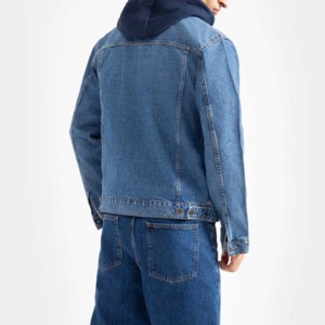Nouvelle Collection : Vestes en Jean Unies pour Hommes – Qualité Supérieure, Vente en Gros, Veste d'Hiver en Jean pour Garçons – Offre Spéciale en Ligne - Product Image 6
