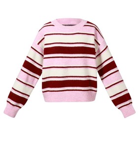 Breathable Soft Cotton Blend O-Neck Cardigan Men’s Preppy Style Button Up Striped Trim Knit Sweater <b>Tops</b> - Product Image 1