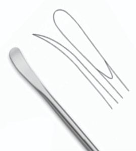 Écarteur périostal nasal ORL de haute qualité en acier inoxydable, à lame légèrement incurvée, pour la peau et les os, instrument chirurgical - Product Image 5