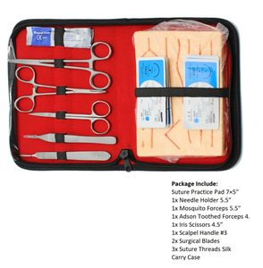 Nouvel Arrivage Prix Usine Vente Chaude 2026 Kit d'Entraînement à la Suture de Haute Qualité avec Coussin de Suture en Silicone - Product Image 6