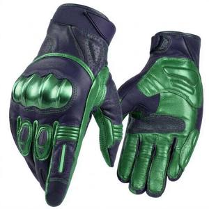 Breathable Comfort Motorbike Leather <b>Gloves</b> Summer Perforated Biker <b>Gloves</b> <b>Touchscreen</b> Gear USA Europe Trend Top - Product Image 4