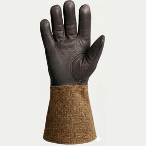 Guantes de Trabajo de Cuero Vacuno Resistentes, Venta Directa de EE. UU., Certificación CE, Antideslizantes, Textura Lisa, para Construcción, Jardinería y Soldadura - Product Image 6