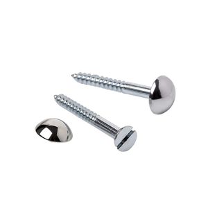 <b>mirror</b> screws durable fastening accessories corrosion resistant finish secure mounting solution for <b>mirrors</b> glass <b>panels</b> - Product Image 4