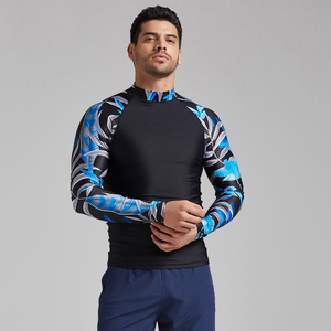 Camiseta de Compresión Transpirable para Hombre, Ideal para Correr y Hacer Ejercicio, Top Deportivo de Manga Larga con Estampado Completo - Product Image 6