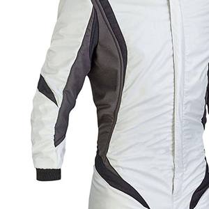 Combinaison de course moto pour homme, manches longues, blanche, colorée, respirante, toutes saisons - Product Image 3