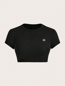 Camiseta Corta de Fútbol de Malla Naranja Oversize para Mujer, Cuello V, Ajuste Holgado, Estilo Urbano, Top Gráfico, Camisetas Personalizadas Streetwear Y2K - Product Image 3