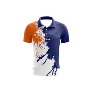 Chemise polo pour homme en coton respirant à motif uni, manches courtes, streetwear, vêtements décontractés, sublimation, design tendance, logo personnalisé - Product Image 4