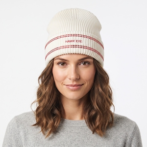 Gorro de Punto Acanalado al por Mayor con Logotipo Bordado de Pedrería Personalizado, Gorro de Invierno con Puño, Unisex, de Moda - Product Image 5