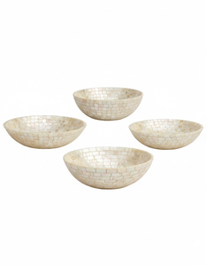 CRAFTS HUB - Tazón para Servir Alimentos Hecho a Mano, Clásico, Personalizado, de Madreperla Natural, Regalo Empresarial, Apto para Lavavajillas y Ecológico - Product Image 2