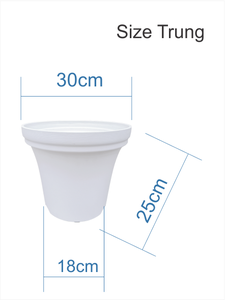 Pot rond évasé moderne de haute qualité pour la maison et le jardin Pots de fleurs et jardinières de qualité supérieure - Product Image 3