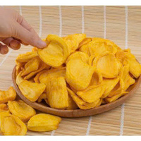 Gedroogde vacuümgefrituurde jackfruitchips, gesneden, zoet, natuurlijk, knapperig, merk KIM LONG, Vietnam, bulk export, 12 maanden houdbaarheid