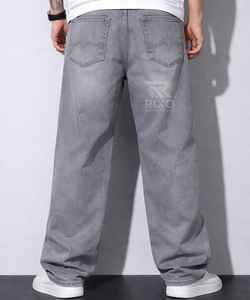 Nuevos Jeans de Mezclilla Rectos para Hombre, Estilo Informal, Ligeros, Transpirables, Resistentes al Viento, de Secado Rápido, con Botones, Color Sólido, Cintura Media, para Otoño/Primavera - Product Image 4