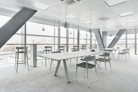 Bureau minimaliste moderne Immeuble de bureaux Mobilier commercial Design de pointe