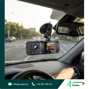 Sudex DC-2D01 Parking Monitoring Dual Lens Car Dash <b>Camera</b> Front Rear 1080P Loop Recording Vehicle <b>Security</b> Dash Cam Use - Product Image 1