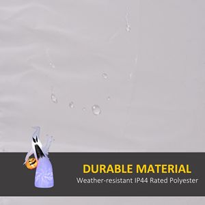 Fantasma LED di Halloween da 1,8 m con Zucca, Gonfiabile Impermeabile per Decorazioni Esterne da Giardino per le Feste (Categoria Prodotto) - Product Image 5
