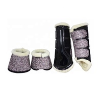 Venta al por mayor de productos de equitación personalizados, superventas, equipo ecuestre equino, botas de campana para caballos