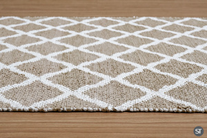 Alfombra de PVC Tejida a Mano, Diseño Personalizado, Venta al por Mayor, para Exteriores, Patio, Baño, Entrada, Decoración del Hogar - Product Image 4