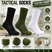 Chaussettes en caoutchouc 3 mm pour hommes/femmes, chaussettes de sécurité antidérapantes, respirantes, à séchage rapide, pour entraînement tactique, toutes saisons, conformes ISO