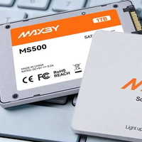 MAXBY MS500 SATA III SSD dengan Cache SLC Besar 512GB 1TB Kecepatan Tulis Stabil untuk Penyimpanan Pengeditan Video