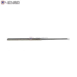 Cureta de oído con asa, instrumento ORL de 16 cm, herramienta quirúrgica de otología, instrumentos médicos profesionales para limpieza de oídos - Product Image 3