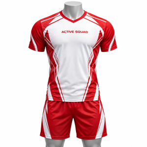 Nouvelle tenue d'équipe confortable et à séchage rapide, uniforme de volley-ball avec design par sublimation, maillot et short de volley-ball unisexe en vente - Product Image 2