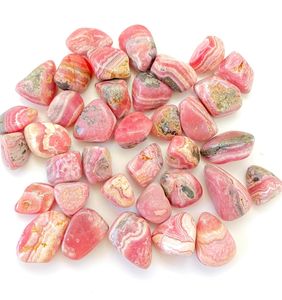 โรโดโครไซต์คุณภาพสูง เกรดพิเศษ หินขัดเงา รูปทรงผสม สำหรับทำเครื่องประดับ - Product Image 3