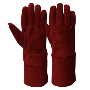 Gants de travail en cuir de vachette pleine fleur haute performance, résistants, protection des mains pour la sécurité industrielle, antistatiques, antivibrations - Product Image 5