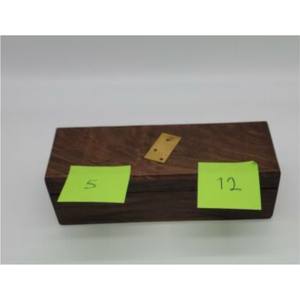 Juego de Dominó de Madera Hecho a Mano con Caja de Almacenamiento de Madera Maciza, Fichas Profesionales con Incrustaciones de Latón de Primera Calidad, Juego de Mesa de Lujo para Regalo - Product Image 3