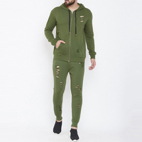 Ensemble de survêtement homme personnalisé effet vieilli, coupe oversize, style streetwear vintage délavé, en molleton épais 300g pour l'hiver
