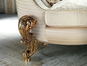 Royal European Solid Teak Wood <b>Sofa</b> Set Luxury Carved Gold 3 Seater Couches Central Coffee Side <b>Tables</b> Majlis Furniture - Product Image 5