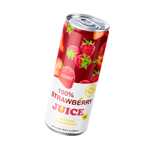 Natural Fruit Juice <b>Vitamins</b> OEM/ODM 330ml Slim Can 100% Strawberry Juice NFC Private Label Fruit & Vegetable Juice - Product Image 2