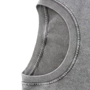 Ensemble T-shirt et short décontracté pour homme, 100 % coton, délavage acide, collection été, design vierge, haute qualité, nouvelle arrivée - Product Image 2