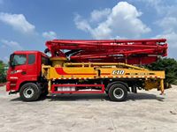 Promotion 2024 : Camion pompe à béton Sany 39 mètres, moteur diesel neuf, flèche haute, 120 m³/h, testé et inspecté, pour la construction