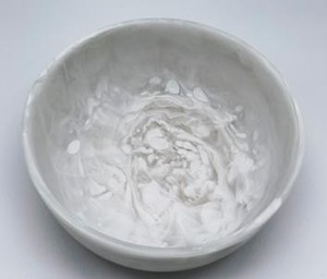Swirled Resin Salad Serving Bowl Durable Mirror Polished Party Snack Fruits Use Household Kitchenware Tableware Bowl Best Price - Product Image 2