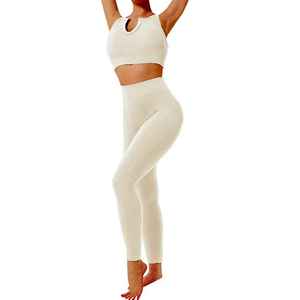 Ensemble de yoga pour femmes durable, de qualité supérieure, design abordable, dernière collection, vêtements décontractés, matière douce, prix raisonnable. - Product Image 6