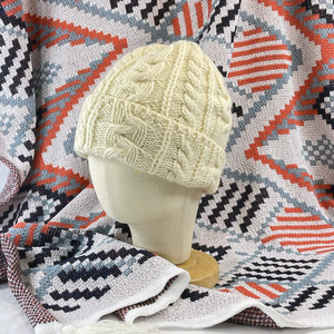 Gorro de lana tejido estilo retro personalizado al por mayor OEM, cálido y versátil para otoño-invierno - Product Image 3