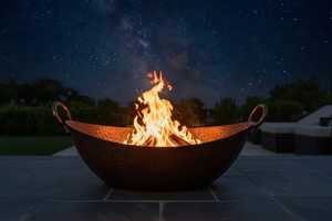 Modern Steel Smokeless <b>Fire</b> Pit Bowl for <b>Outdoor</b> Garden Use Eco-Friendly Freestanding Design with Competitive Pricing - Product Image 4