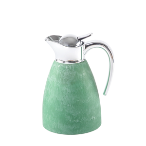 Handmade Stainless Steel <b>Tea</b> Pot Meena Printed Finish Artistic Decorative Kettle For <b>Tea</b> Lovers Collection Display - Product Image 1