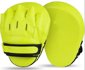 Almohadillas de Boxeo de Alta Calidad Hechas de Cuero, Almohadillas de Boxeo para Seguridad Deportiva, Almohadillas de Boxeo Curvas para Entrenamiento - Product Image 3
