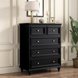 Armario Alto Moderno de Madera Maciza Vintage, Organizador para Dormitorio, Comedor, Sala de Estar, Apartamento y Hotel - Product Image 1