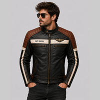 Promotion : Vestes en cuir d'hiver réversibles noires imperméables en cuir véritable de haute qualité pour hommes