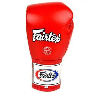 โรงงานผลิตถุงมือชกมวย Fairtex สีแดงขาวแบบสั่งทำพิเศษ หนังแท้ 100% ถุงมือชกมวยระดับมืออาชีพ - Product Image 3