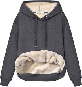 Última moda mujer Sudadera con capucha pulóver manga larga en blanco Casual venta al por mayor 100% algodón precio barato alta calidad diseño personalizado - Product Image 6