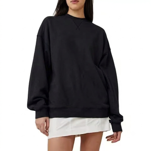 Sudadera Oversize de Cuello Alto para Mujer, Estilo Resort Premium, Ropa Casual de Ajuste Holgado, Proveedor de Marca Privada - Product Image 1