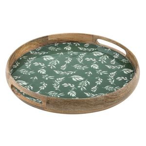Bandeja Decorativa de Madera de Mango con Diseño Único y Estampado Esmaltado, Bandeja para Servir de Madera con Impresión Esmaltada, Precio Muy Razonable - Product Image 4