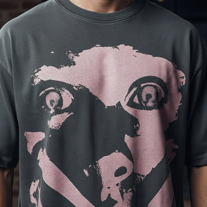 Camiseta de Verano para Hombre, de Algodón de Primera Calidad, Estilo Vintage, con Estampado de Diamantes, Manga Corta, Talla Grande - Product Image 5