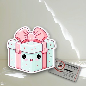 อุปกรณ์ต่อขนตาทำจากอะคริลิครูปหัวใจสีชมพูติดโบว์และรูปหัวใจ - Product Image 6
