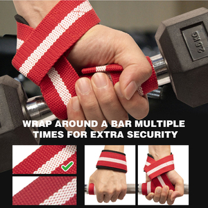 Sangles de musculation personnalisées OEM pour l'amélioration de la préhension en soulevé de terre, le développement de la force et les marques d'équipements de gym commerciaux - Product Image 6