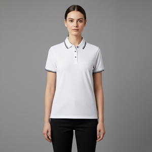 Camiseta polo para mujer de color liso, mejor diseño, buena calidad, nuevo estilo, precio económico, en stock. - Product Image 1